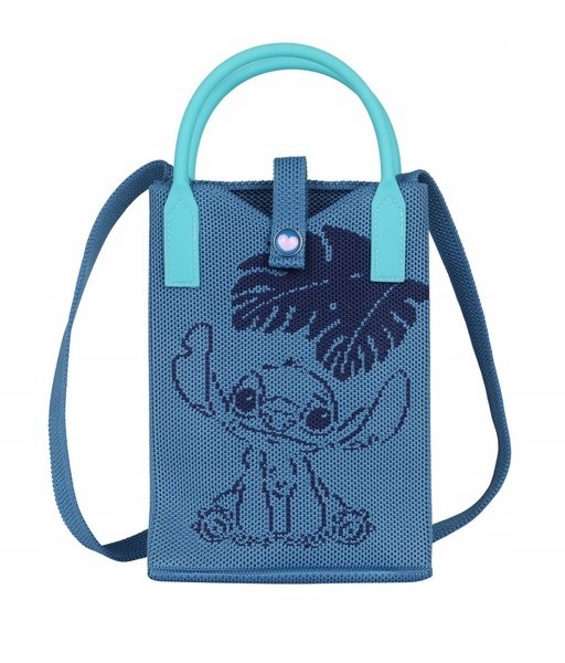 Torba na rame DISNEY FASHION -BLUE Lilo & Stitch 19 cm 
