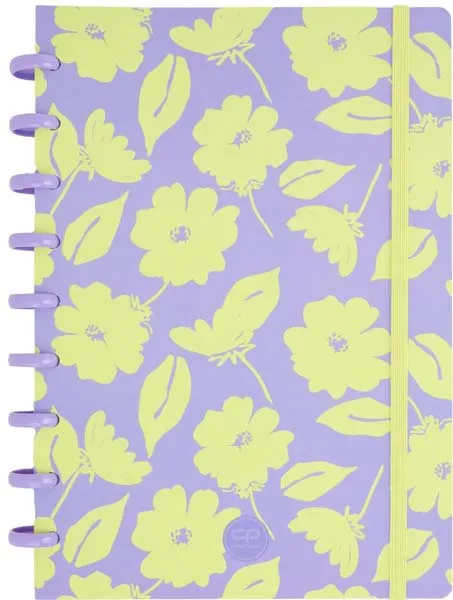 Notes B5 na kvadratiće FLORES LILA