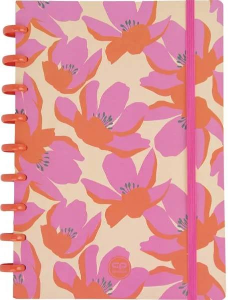 Notes B5 na kvadratiće FLORES ROSA 