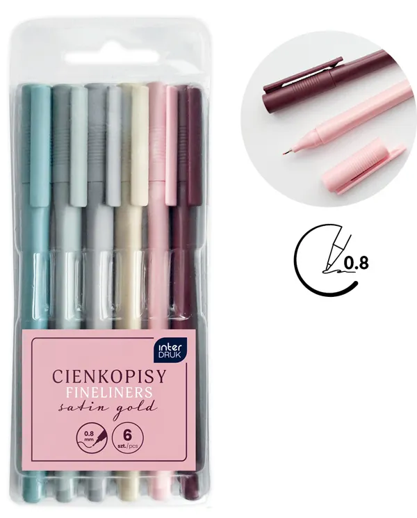 Tanki flomasteri SATIN GOLD 