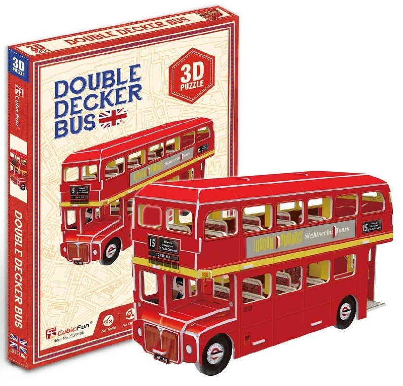 3D puzzle  DOUBLE DECKER BUS 