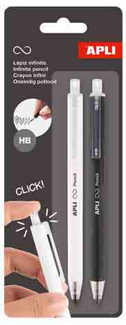 Set dve grafitne OLOVKE INFINITE CRNA/BELA 