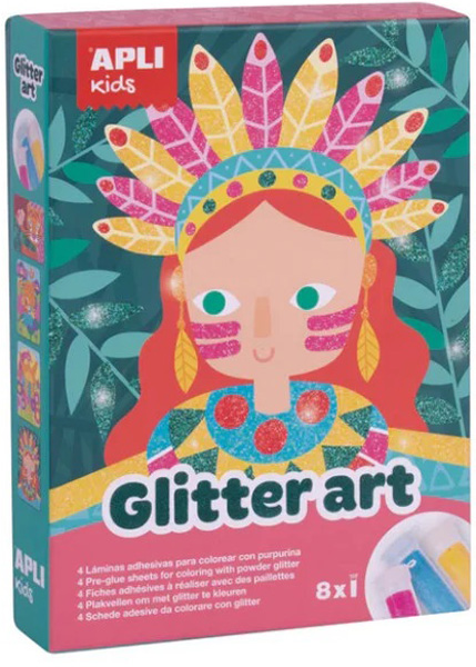 Kreativni set za bojenje šljokicama GLITTER ART 