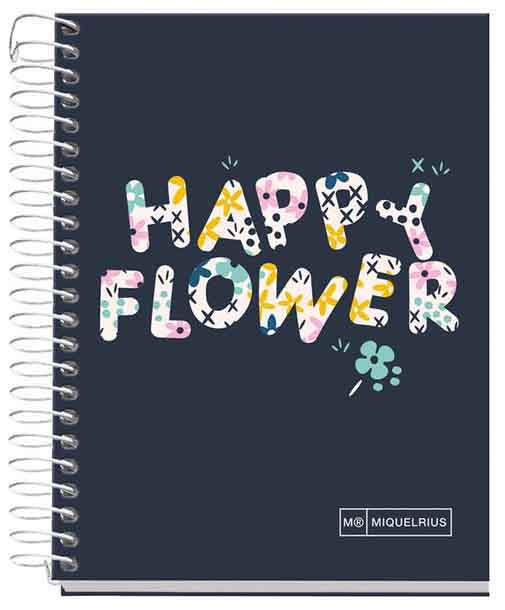 MIQUELRIUS sveska TP A5 - kvadratići HAPPY FLOWER 