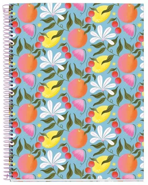 MIQUELRIUS notes A4 sa spiralom dikto HAPPY FRUITS 