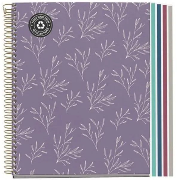 MIQUELRIUS notes sa spiralom A5 LILAC GARDEN 