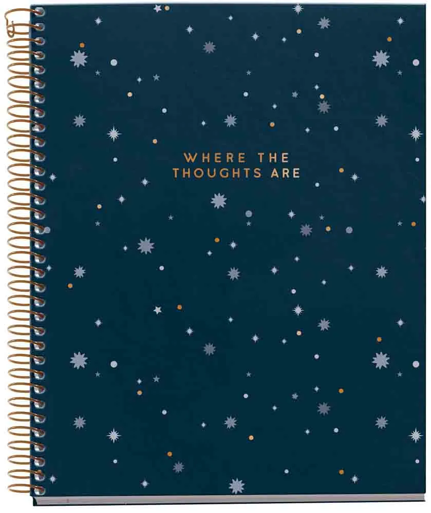 MIQUELRIUS sveska TP A5 - kvadratići THOUGHTS MIDNIGHT 