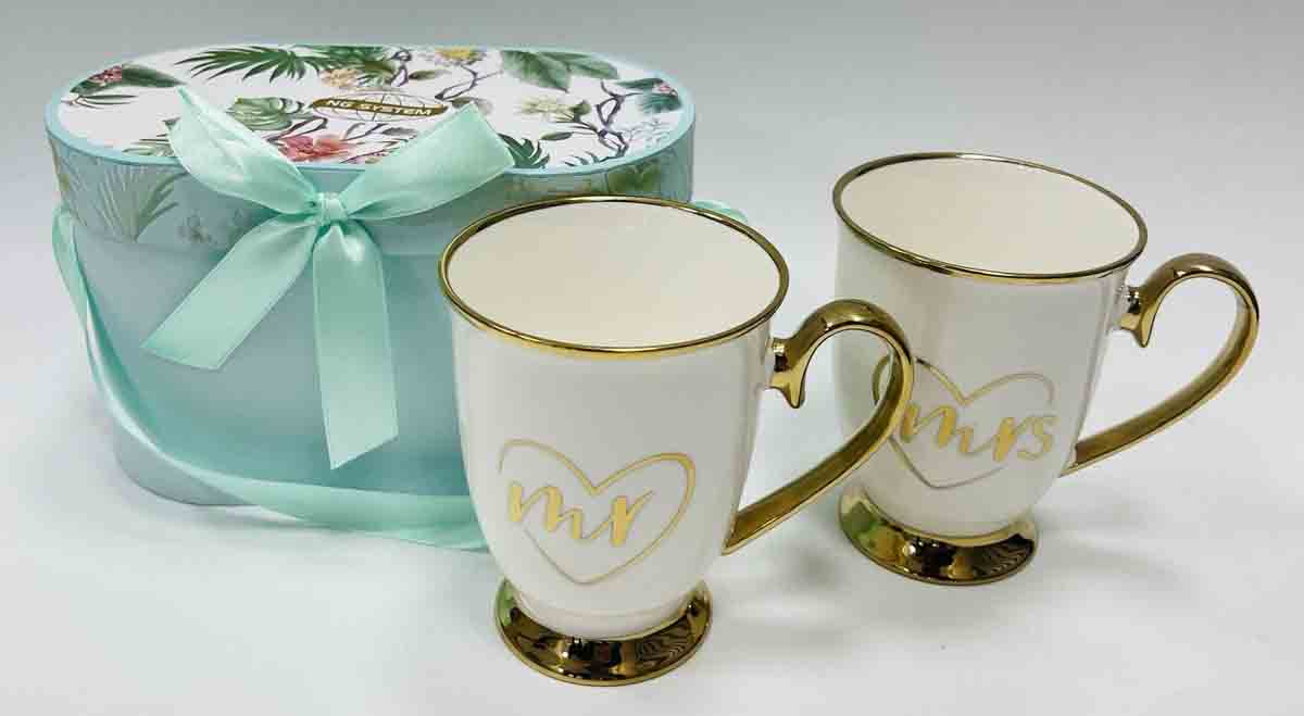 Set šolja 1/2 MR&MRS 