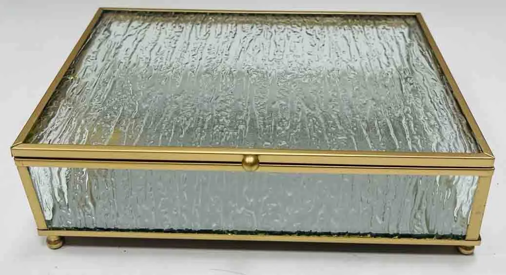 Kutija za nakit staklena 