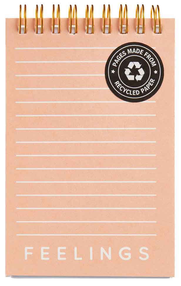 Notes sa spiralom NATURALLY PINK 