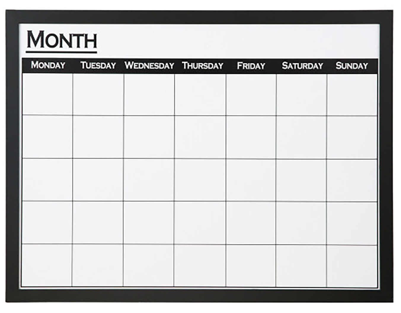 Magnetna tabla bela NEDELJNI PLANER 48x65cm 