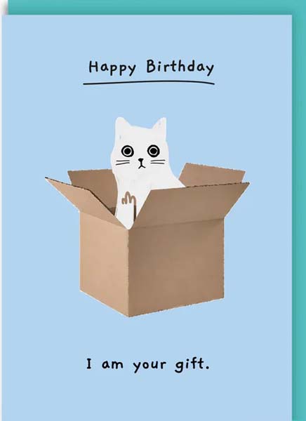 Rođendanska čestitka I AM YOUR GIFT 