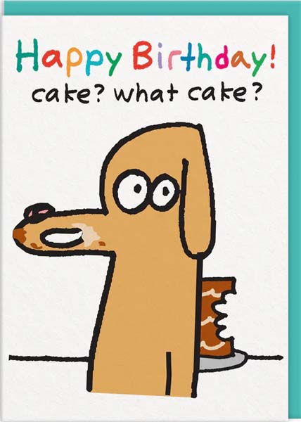 Rođendanska čestitka CAKE? WHAT CAKE? 