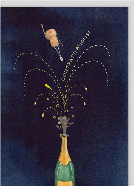 Čestitka CONGRATS CHAMPAGNE 