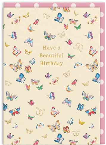 Čestitka CATH KIDSTON BEAUTIFUL BUTTERFLIES 
