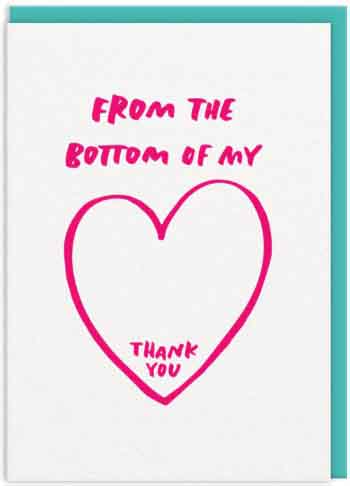 Čestitka FROM THE BOTTOM OF MY HEART 