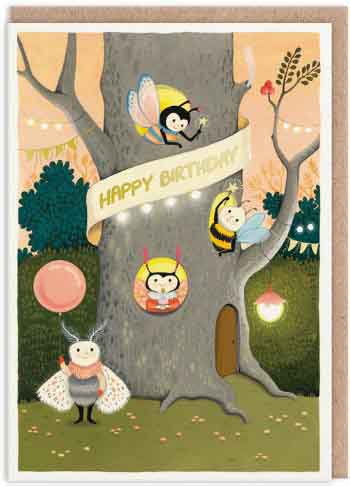 Čestitka TREE APARTMENT BIRTHDAY 