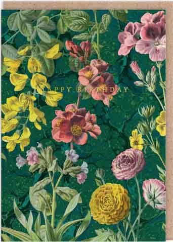 Čestitka MARBLE BOTANICALS 