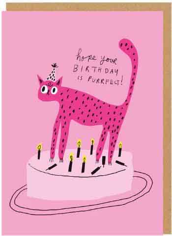 Čestitka PURRFECT BIRTHDAY CARD 
