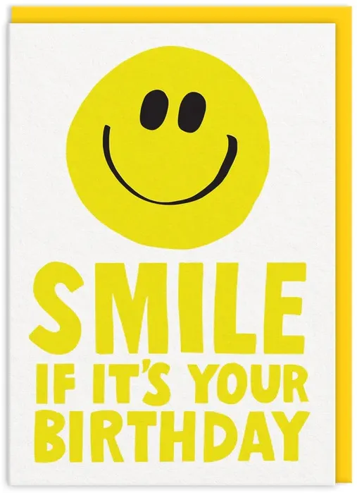 Rođendanska čestitka SMILE IT'S YOUR BIRTHDAY 