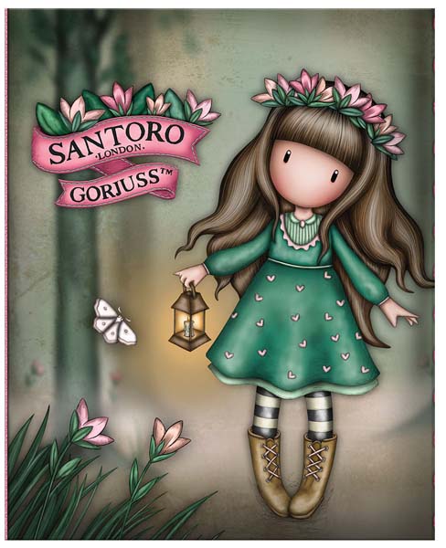 SANTORO GORJUSS sticky notes WOODLAND WILDFLOWER 