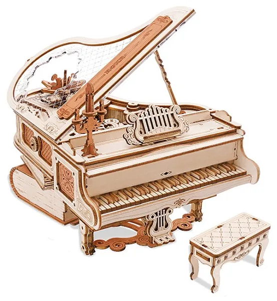 3D drvene puzzle ČAROBNI KLAVIR 