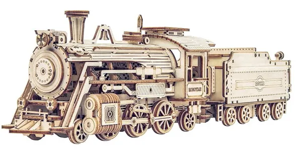 3D drvene puzzle PARNA LOKOMOTIVA 