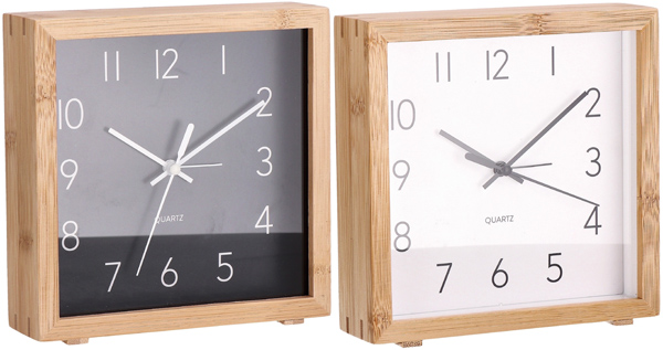 Budilnik 16x16c5cm (DVE VRSTE) 