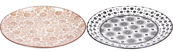 Plitki tanjir TRICY 25,5 cm (DVE BOJE) 