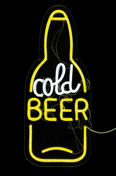 Neonski natpis  COLD BEER 18X40cm 