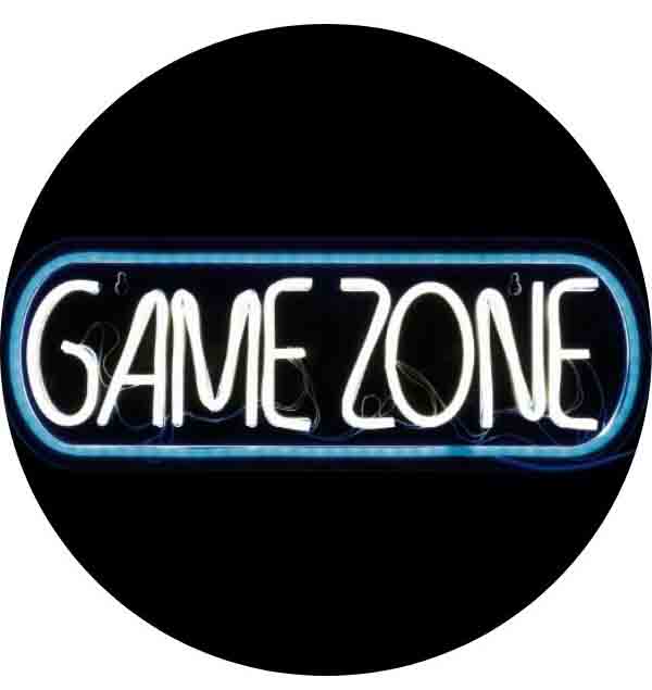 Neonski natpis GAME ZONE 43cmX15 