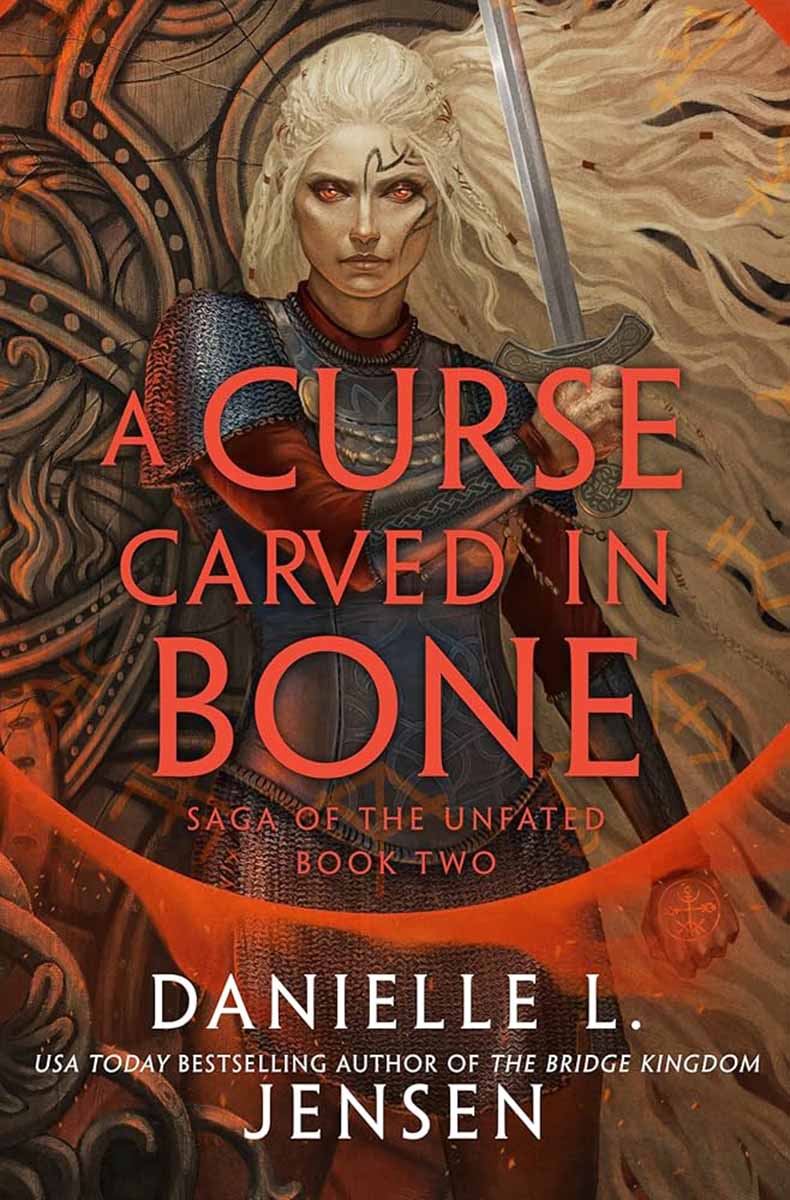 A CURSE CARVED IN BONE hb 