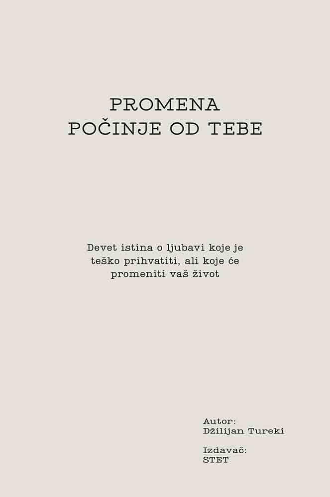 PROMENA POČINJE OD TEBE 
