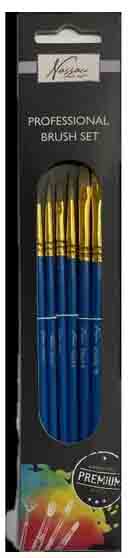Set profesionalnih četkica NASSAU - 6 kom 