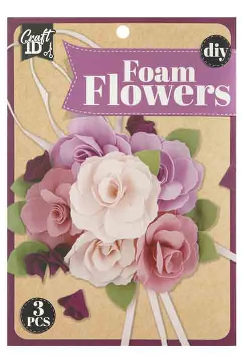 Kreativni set za pravljenje cveća od pene FLOWERS (Više vrsta) 