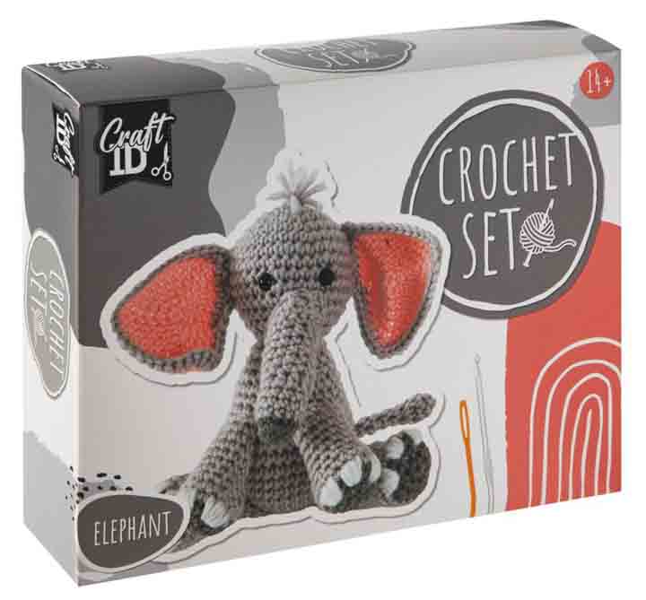 Kreativni set za heklanje SLON 