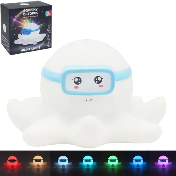 Noćna lampa SQUISHY OCTOPUS 