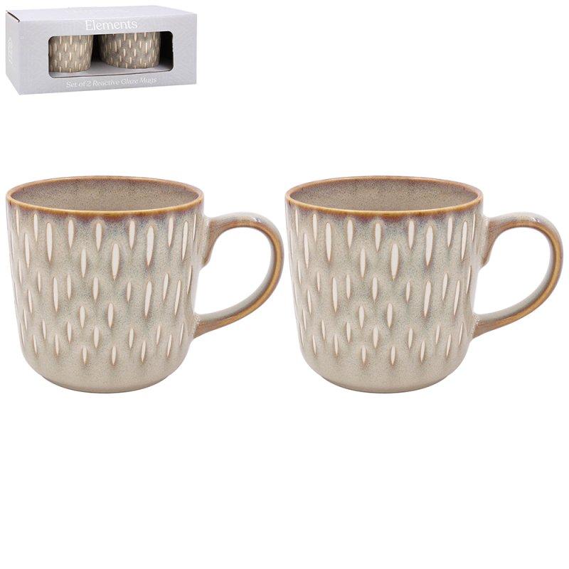 Set dve šolje REACTIVE GLAZE (Više vrsta) 