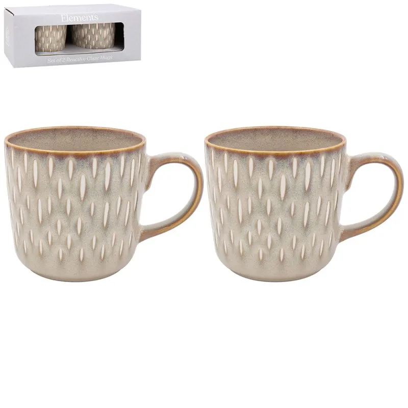 Set dve šolje REACTIVE GLAZE (Više vrsta)