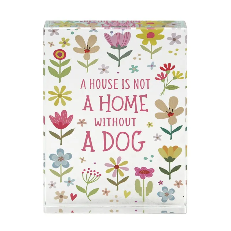 Dekoracija - drvene poruke DOG 