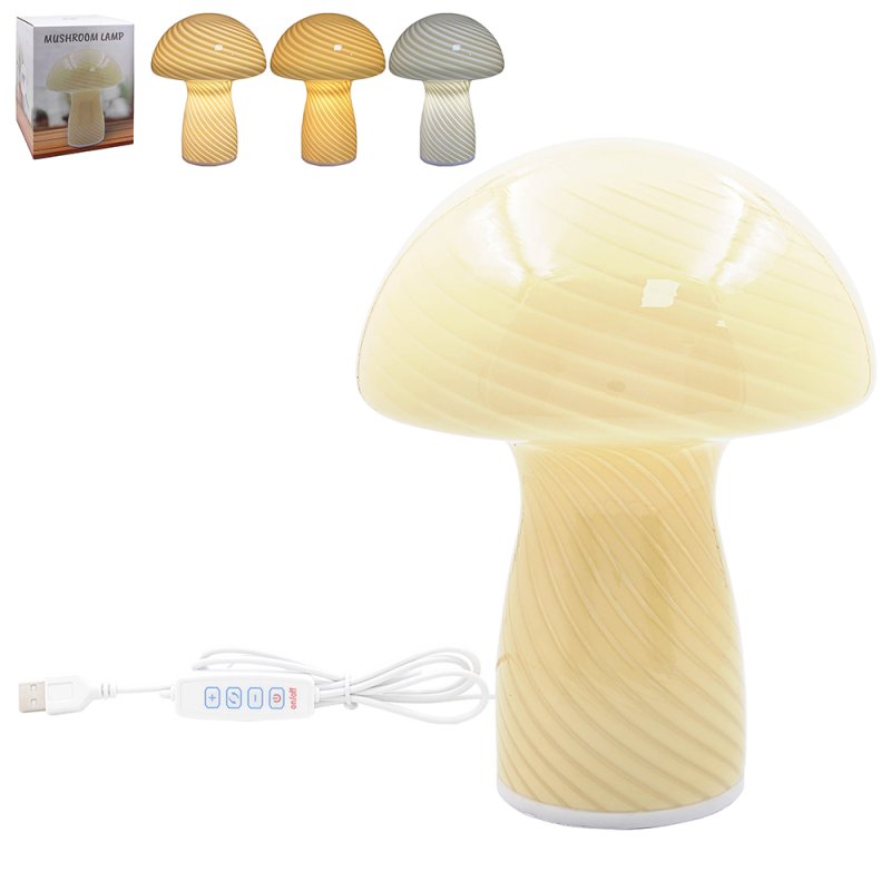 Stona lampa MUSHROOM - CREAM 