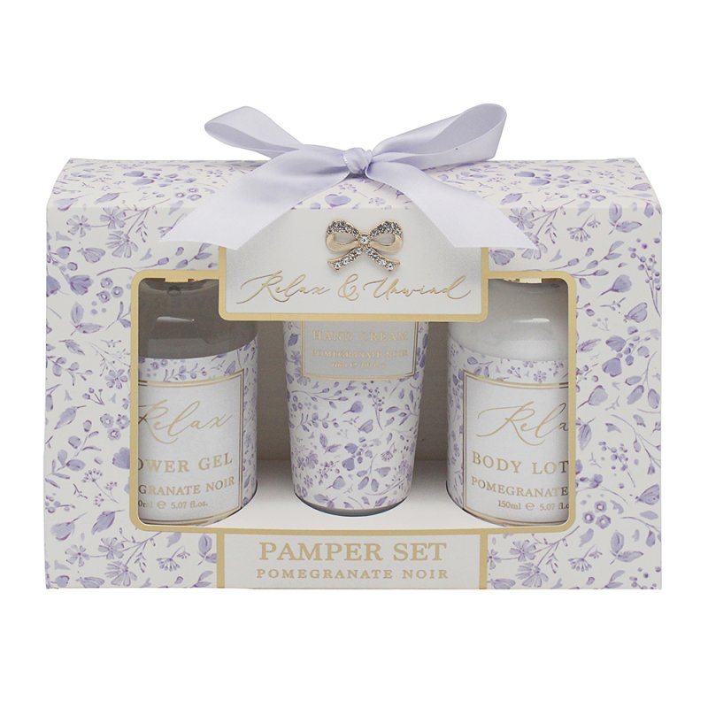 Poklon set - gel za kupanje, krema i losion za telo MADELAINE 