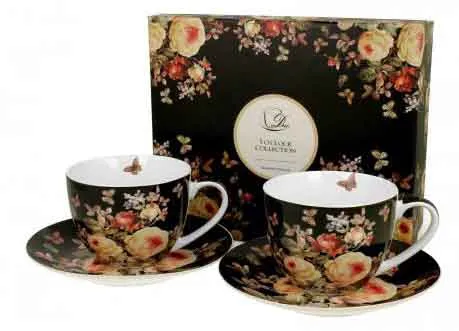 Set dve šolje sa tacnama WARDA 