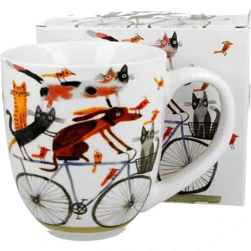 Šolja XXL - DOG'S WORLD - DOG ON A BIKE 