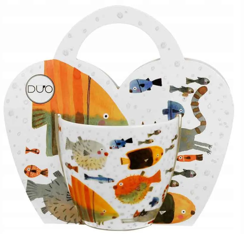 Šolja u kartonskoj torbici - FISH - 460ml 