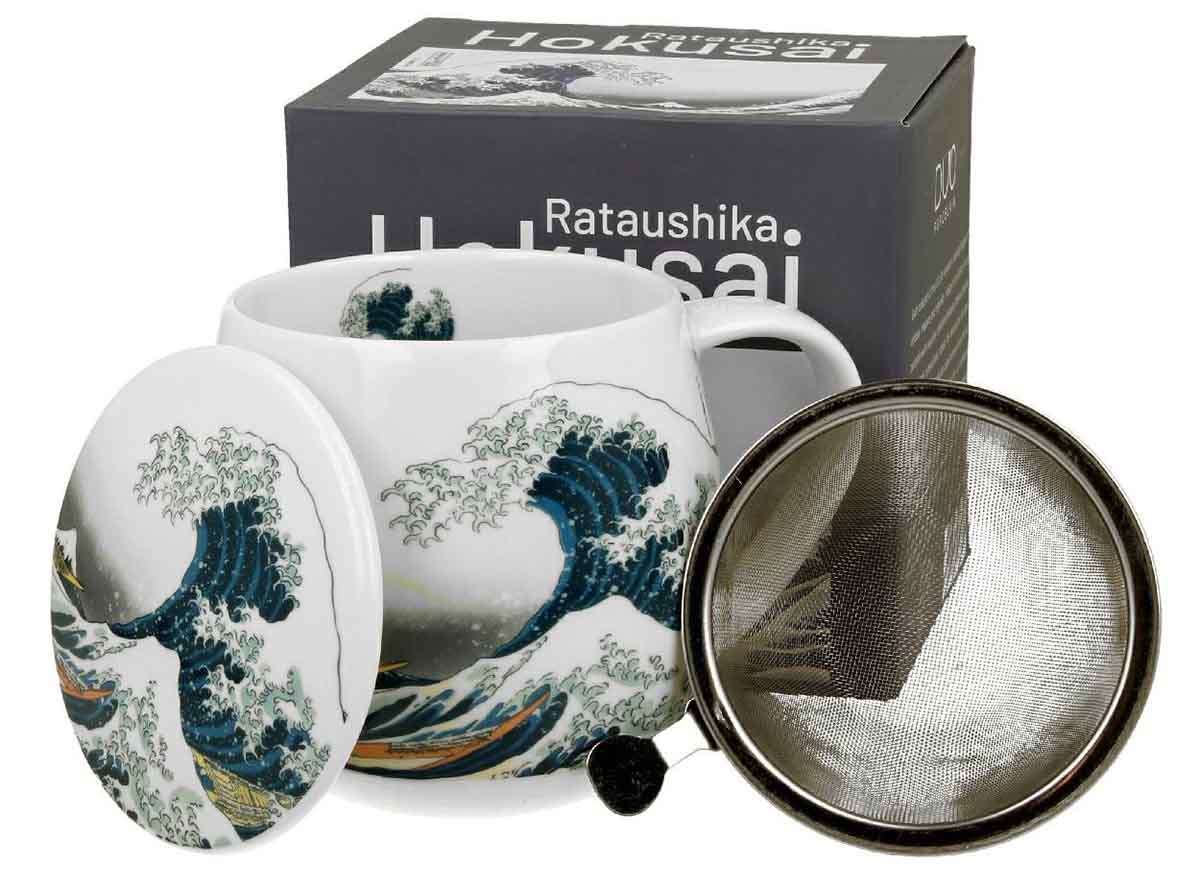 Šolja sa infuserom THE GREAT WAVE - K. HOKUSAI 