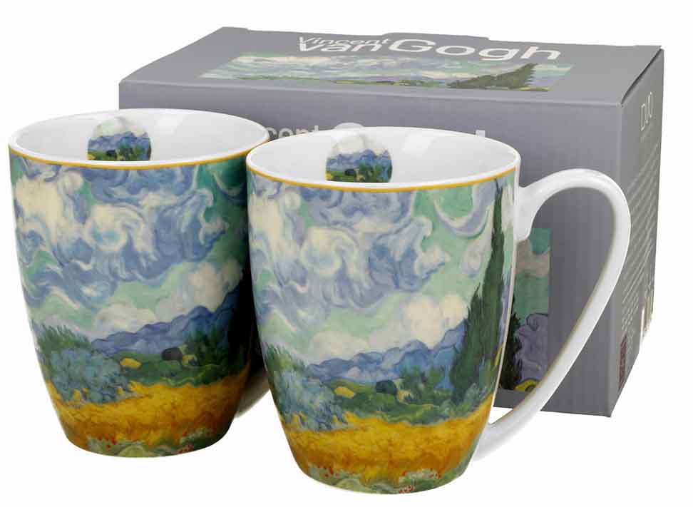 Set dve šolje WHEAT FIELD - V. VAN GOGH 