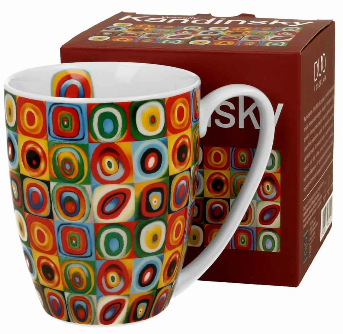 Šolja - SQUARES WITH CIRCLES - W. KANDINSKY - 360ml