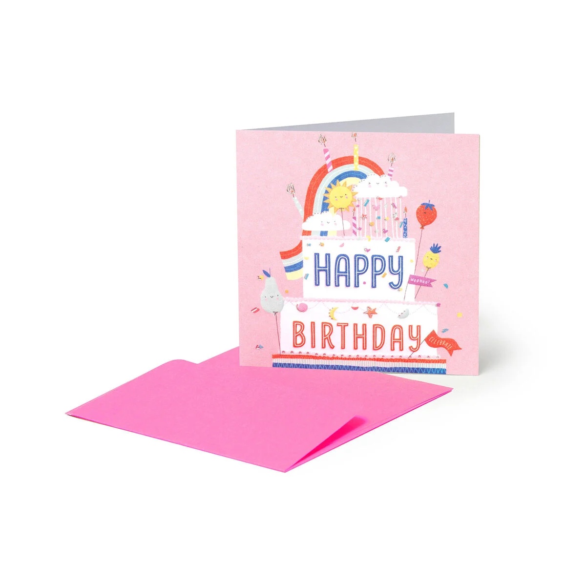 Mala rođendanska čestitka RAINBOW - CAKE 