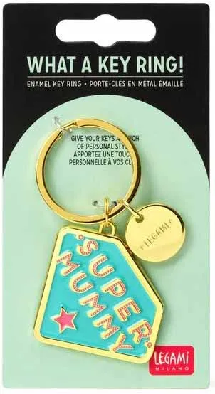Metalni privezak WHAT A KEY RING! - SUPER MUMMY 